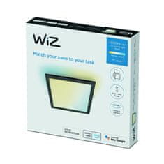WiZ WiZ prisadený LED panel 12W 1000lm 2700-6500K IP20 30x30cm, čierny