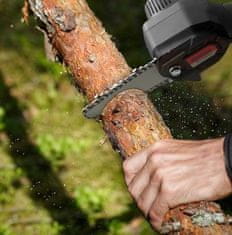Vixson Sada do záhrady na bezpečné rezanie dreva – reťazová píla s batériou 1500 mAh a príslušenstvo (1 ks rukavice, 1 ks okuliare) | BRENCHIEPACK
