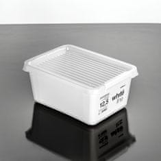 EDANTI Plastový Úložný Box Kontajner S Vekom Škatuľa Pre Oblečenie Hračky Dokumenty 12,5 L