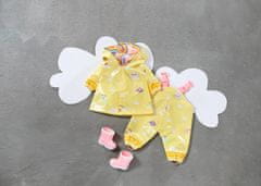 BABY born Súprava do dažďa Deluxe, 43 cm - žltá