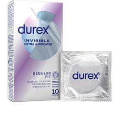 Durex Kondomy Invisible Extra Lubricated (Variant 10 ks)