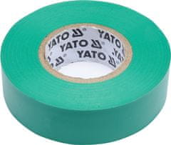 YATO Izolačná páska elektrikárska PVC 19mm / 20m zelená