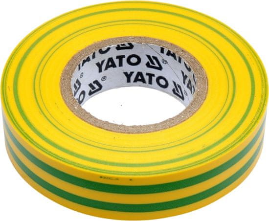 YATO Izolačná páska elektrikárska PVC 15mm / 20m žltozelená
