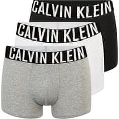 Calvin Klein 3 PACK - pánske boxerky PLUS SIZE NB3839A-MP1 (Veľkosť XXL)