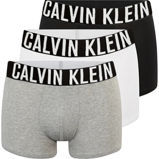 Calvin Klein 3 PACK - pánske boxerky PLUS SIZE NB3839A-MP1