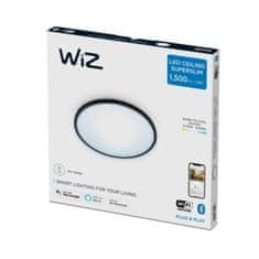 WiZ LED Stropné prisadené svietidlo WiZ Superslim 8719514338036 16W 1500lm 2700-6500K IP20 29,2cm čierne, stmievateľné