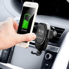 InnovaGoods Držiak na mobil do auta s bezdrôtovou nabíjačkou Wolder