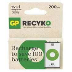 GP Nabíjacia batéria GP ReCyko 200 (9V) 1 ks
