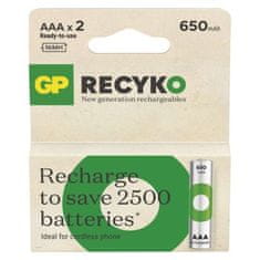 GP Nabíjacia batéria GP ReCyko 650 (AAA) 2 ks