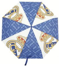 FAN SHOP SLOVAKIA Dáždnik Real Madrid FC, bielo-modrý, skladacia, 104 cm
