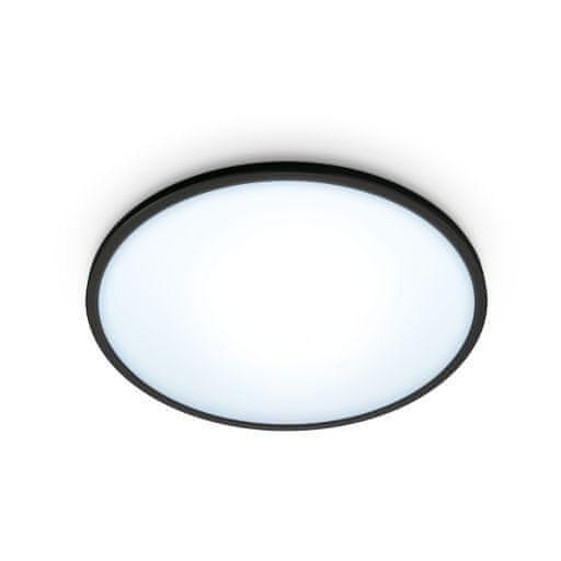WiZ LED Stropné prisadené svietidlo WiZ Superslim 8719514338036 16W 1500lm 2700-6500K IP20 29,2cm čierne, stmievateľné