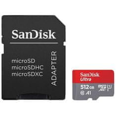 SanDisk Pamäťová karta Ultra microSDXC 512GB (140R) A1 Class 10 UHS-I + SD Adapter