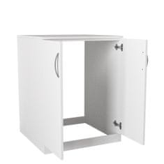 Kalune Design Kúpeľňová skrinka na práčku Benito biela