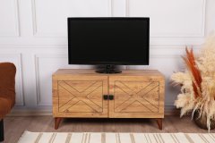 Kalune Design TV stolík ROZA 100 cm borovica