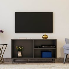 Kalune Design TV stolík ZISINO 100 cm antracitový