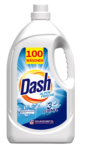 Dash ALPEN FRISHE prací gél 100 praní 5l DE