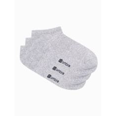 OMBRE Pánske ponožky CAREY šedé 3-pack MDN20891 Univerzálne