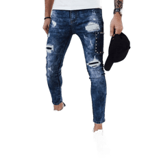 Dstreet Pánske džínsové nohavice SVEA modré ux4149 s31