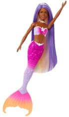 Mattel Barbie a dotyk kúzla morská panna Brooklyn HRP98