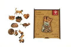 PANTA PLAST Puzzle "Cat`s family", drevené, A4, 90 ks, 0422-0004-03