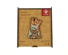 PANTA PLAST Puzzle "Cat`s family", drevené, A4, 90 ks, 0422-0004-03