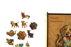 PANTA PLAST Puzzle "Puppy", drevené, A4, 90 ks, 0422-0004-05