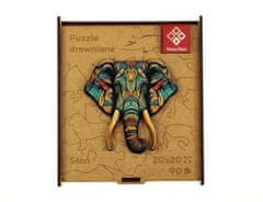 PANTA PLAST Puzzle "Elephant", drevené, A4, 90 ks, 0422-0004-01