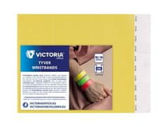 Victoria Identifikačné náramky, 3/4", neón žltá, tyvek