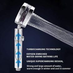 Netscroll Rukoväť sprchy s nízkou spotrebou vody a masážnym prúdom, PropellerShower