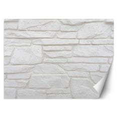 shumee Fototapeta, Biela kamenná stena - 150x105
