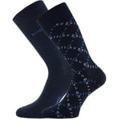 BUGATTI 2 PACK - pánske ponožky 6364-545 navy (Veľkosť 43-46)