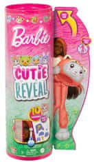 Mattel Barbie Cutie Reveal Barbie v kostýme - mačiatko v červenom kostýme pandy HRK22