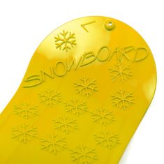 Baby Mix Detský snežný klzák SNOWBOARD 72 cm žltý