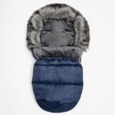 NEW BABY Zimný fusak Lux Fleece blue