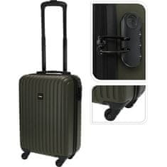 EXCELLENT Cestovní kufr KO-FB5000340 na kolečkách 28 l khaki