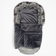 NEW BABY Zimný fusak Lux Fleece grey