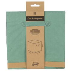 DOCHTMANN Kallax box, textilný úložný box, zelený 31x31x31cm