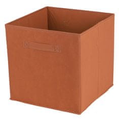 DOCHTMANN Úložný box textilný, oranžový 31x31x31cm