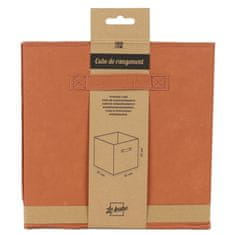 DOCHTMANN Úložný box textilný, oranžový 31x31x31cm