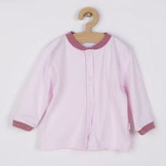 Dojčenský kabátik z organickej bavlny Lesný Priateľ ružový 74 (6-9m) Ružová
