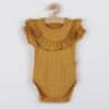 Dojčenské bavlnené body s krátkym rukávom Nicol Michelle 80 (9-12m)