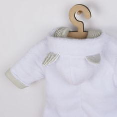 NEW BABY Luxusný detský zimný overal Snowy collection 68 (4-6m) Biela