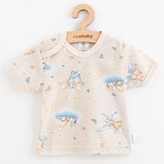 NEW BABY Dojčenské bavlnené tričko s krátkym rukávom Víla 62 (3-6m)