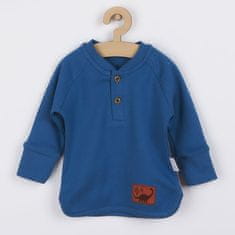 NICOL Dojčenské bavlnené tričko Ivo modrá 86 (12-18m) Modrá