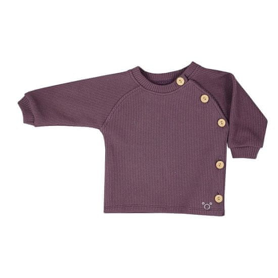 KOALA Dojčenské tričko s dlhým rukávom Pure purple