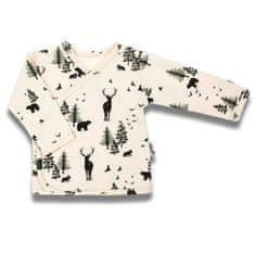 NICOL Dojčenská bavlněná košilka Bambi 68 (4-6m) Béžová