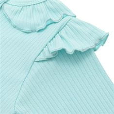 NEW BABY Dojčenský bavlnený overal Stripes ľadovo modrá 62 (3-6m) Modrá