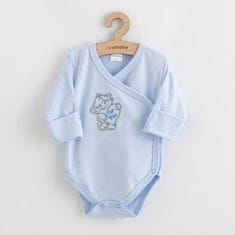 NEW BABY 5-dielna dojčenská súpravička do pôrodnice Classic modrá 50 Modrá