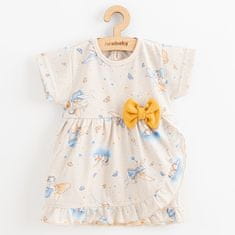 NEW BABY Dojčenské bavlnené šatôčky s čelenkou Víla 56 (0-3m)
