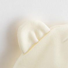 NEW BABY Dojčenská bavlnená čiapočka Kids béžová 62 (3-6m) Béžová